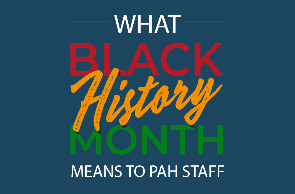 Illustration of "Black History Month" title